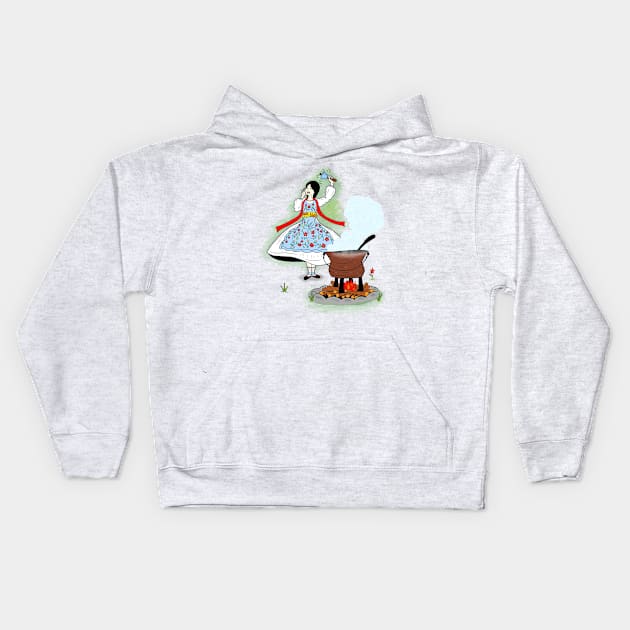 Snow White Kids Hoodie by CodexDracula